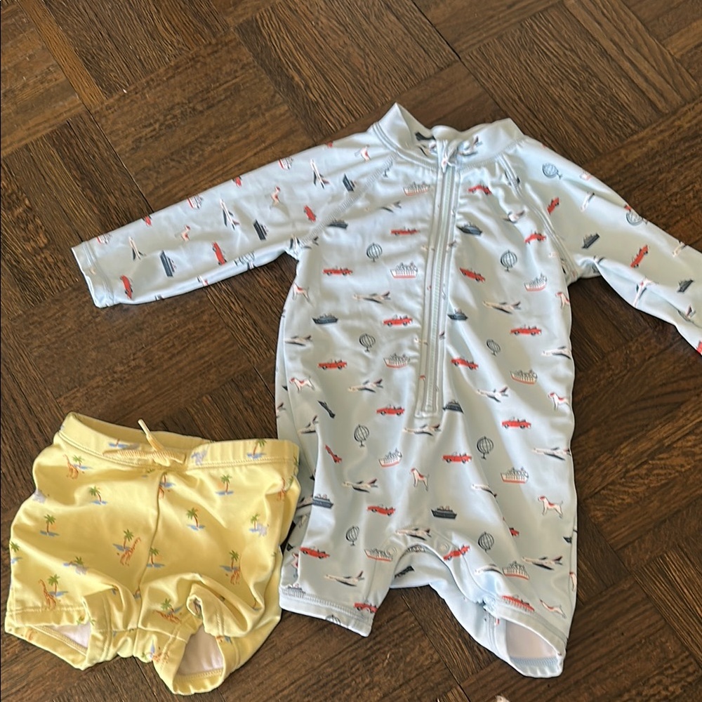 Baby Swim Set - Blue and Yellow